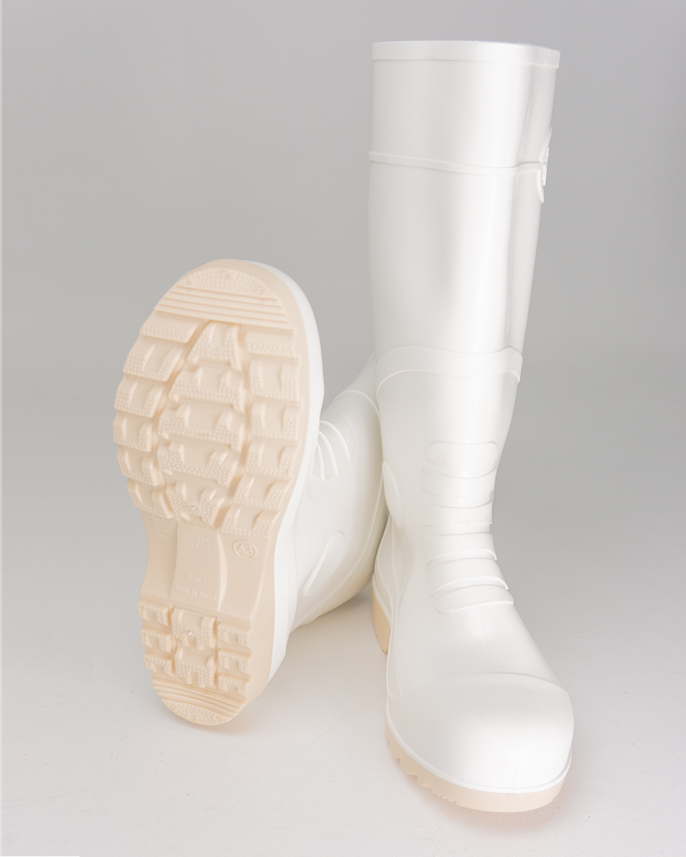 Сапоги ПВХ вид спереди и подошва