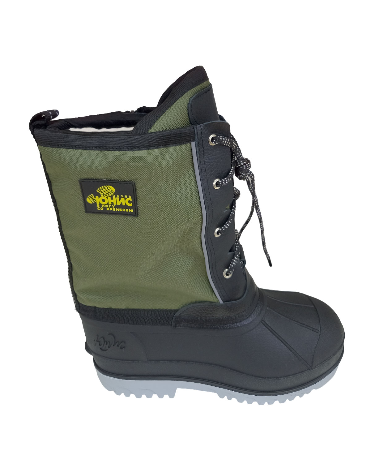 Сапоги с комбинированным верхом «Вектор-П» вид сбоку